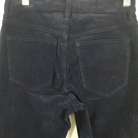 J. Crew 9" High Rise Toothpick Corduroy Pants, Navy - Picture 8 of 8